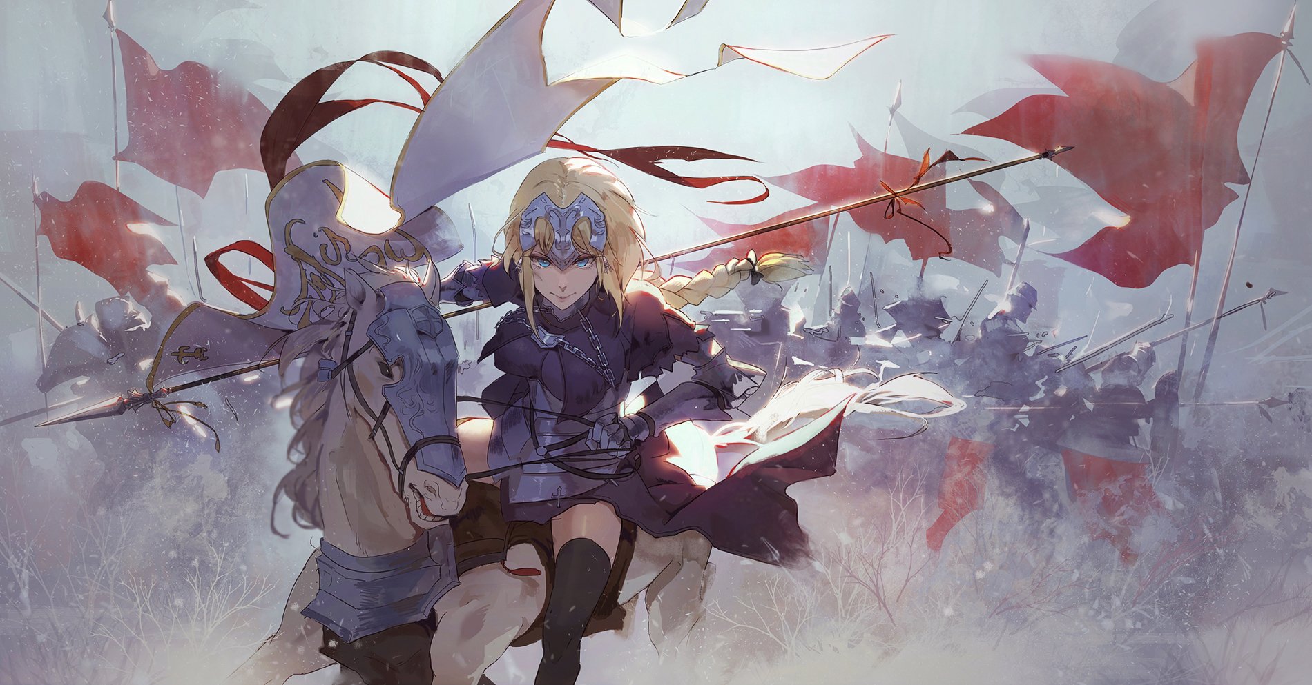 Art Jeanne D Arc Fate - HD Wallpaper 