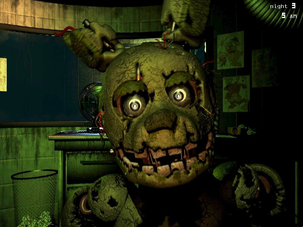 Five Nights At Freddy's 3 Springtrap - HD Wallpaper 