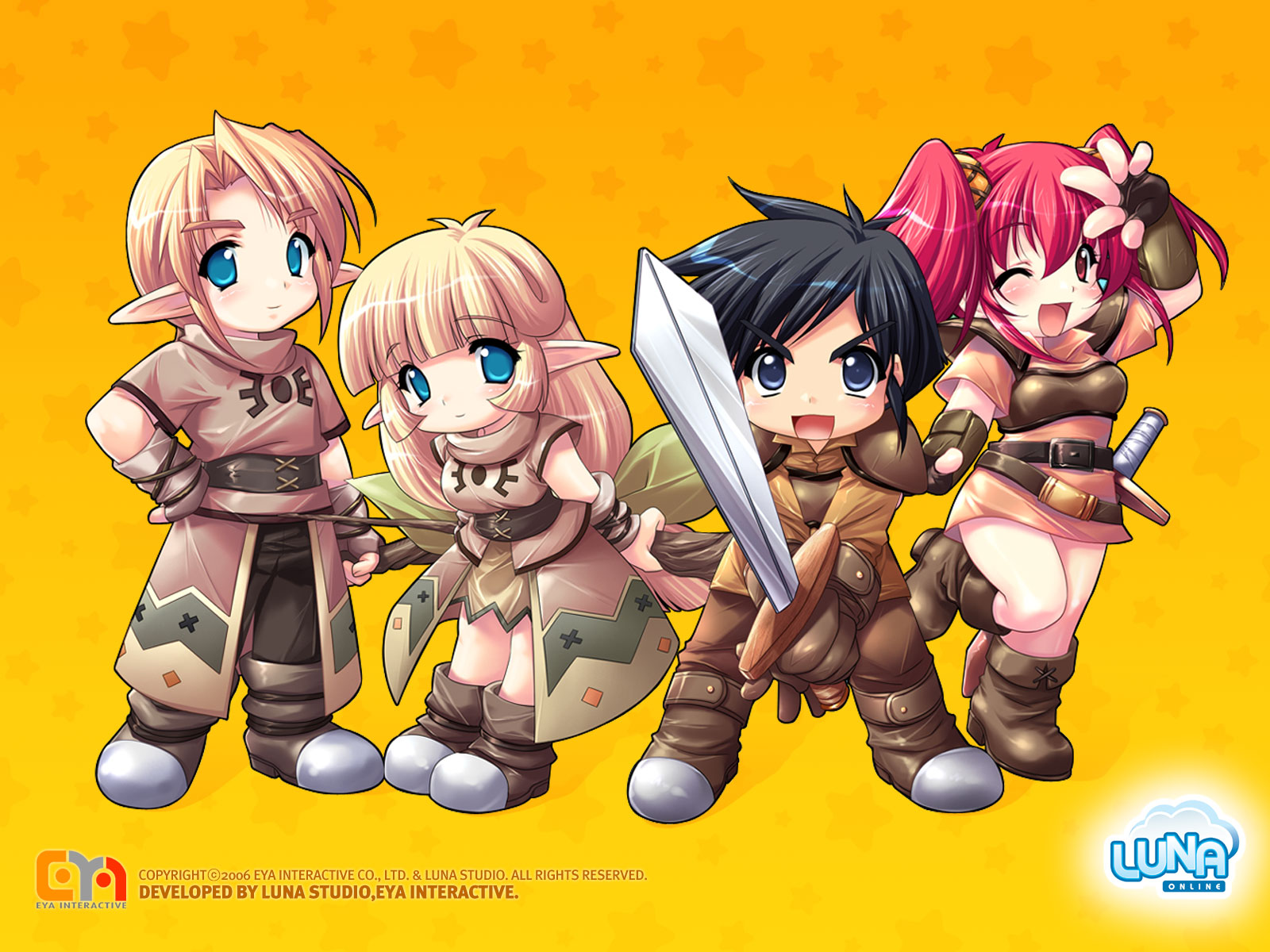 Cute Anime Loli Allow Me To Redirect Your Attention - Luna Online Characters - HD Wallpaper 