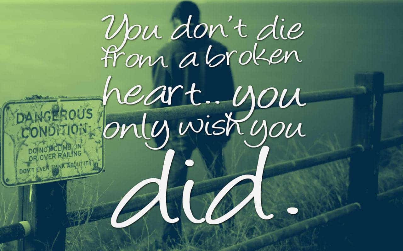 Sad Broken Heart Message - HD Wallpaper 