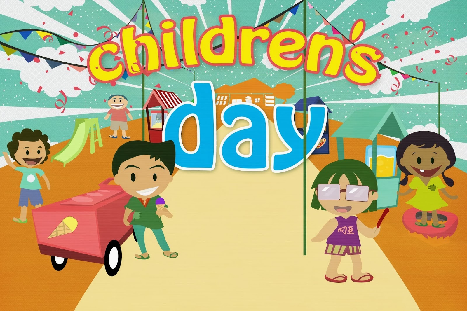 Wish You A Happy Children's Day - HD Wallpaper 