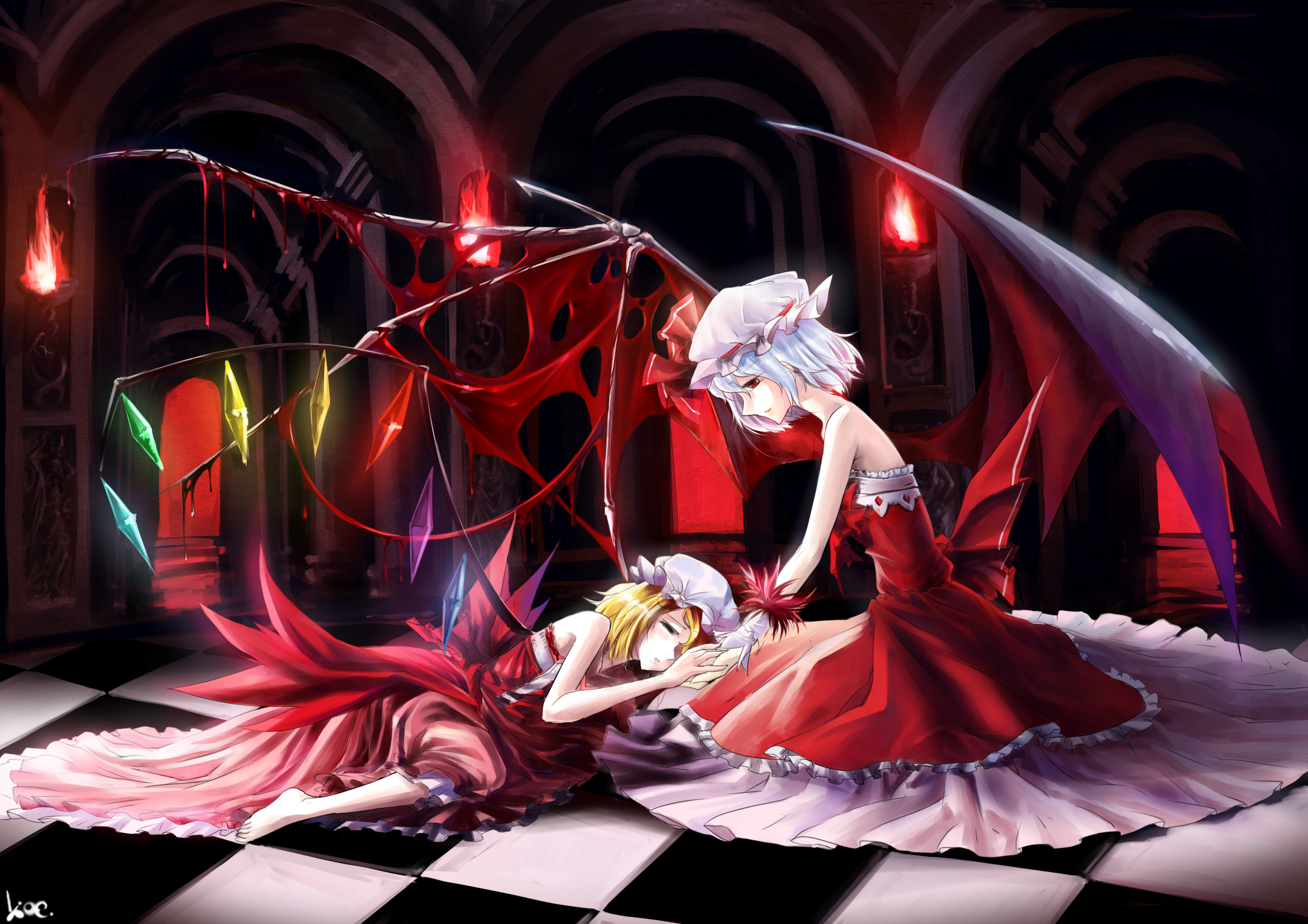Demon Hd Wallpaper - Touhou Wings - HD Wallpaper 