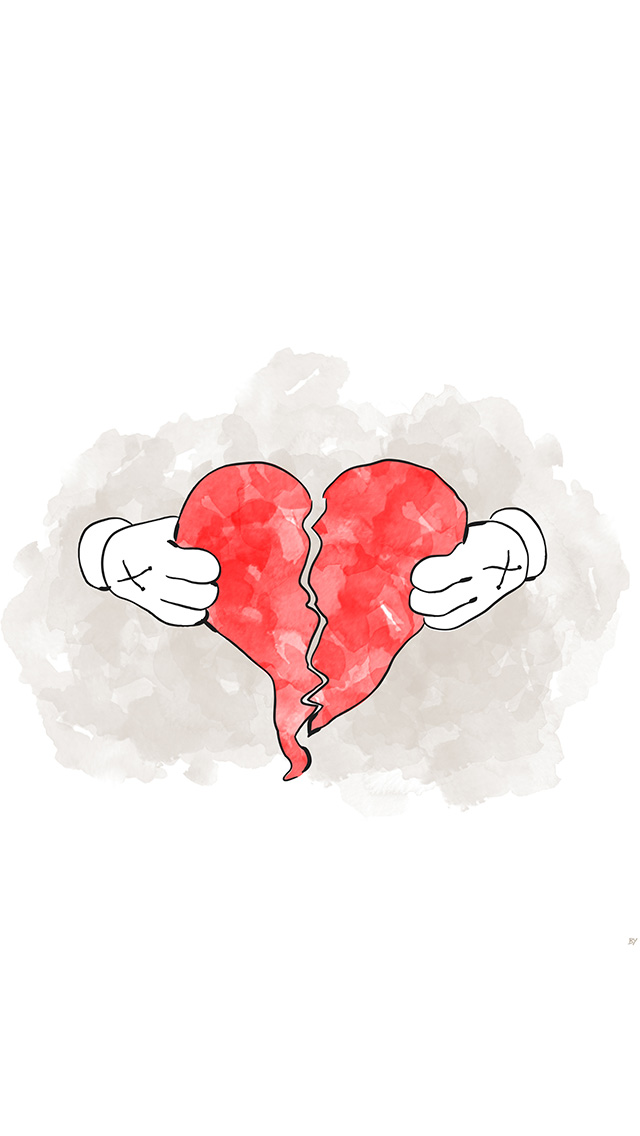 808s-iphone5 - 808's And Heartbreak Iphone - HD Wallpaper 