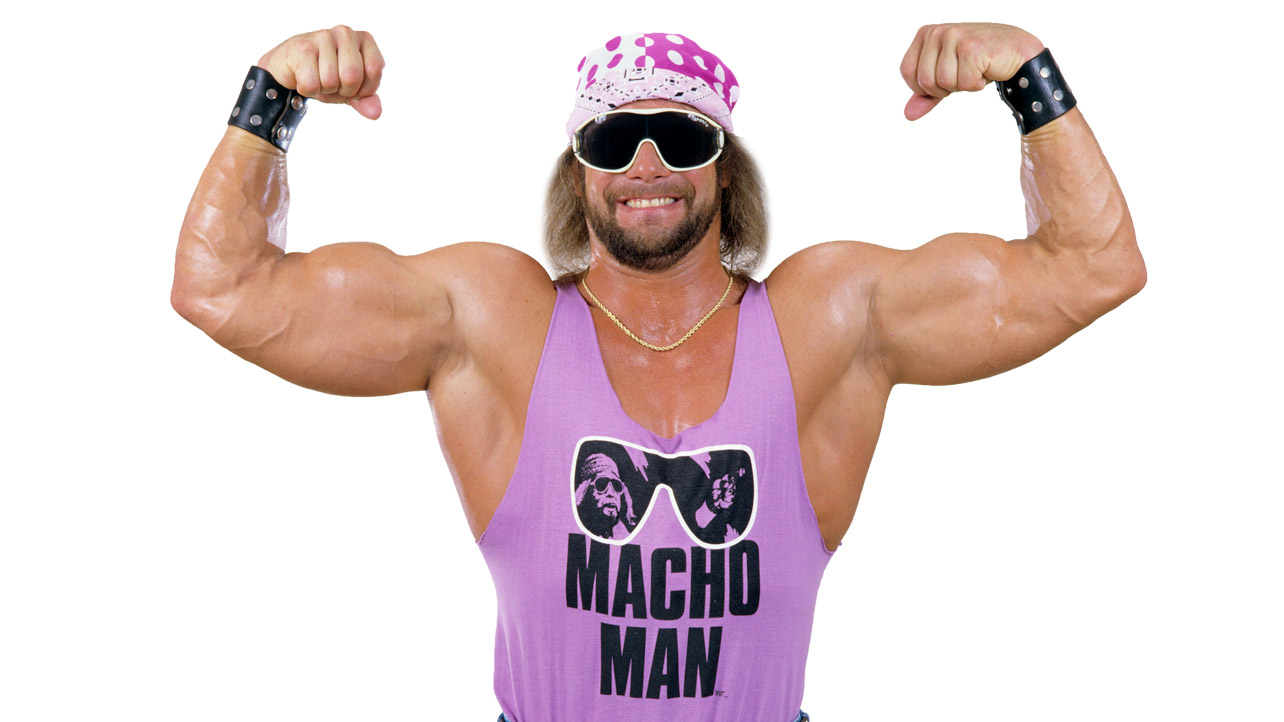 Macho Man Wrestler Png - Macho Man Pink Shirt - HD Wallpaper 