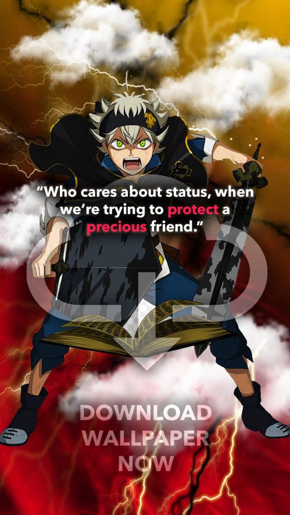 Asta Wallpaper, Black Clover Wallpaper, Anime Wallpaper - Black Clover Asta Quotes - HD Wallpaper 