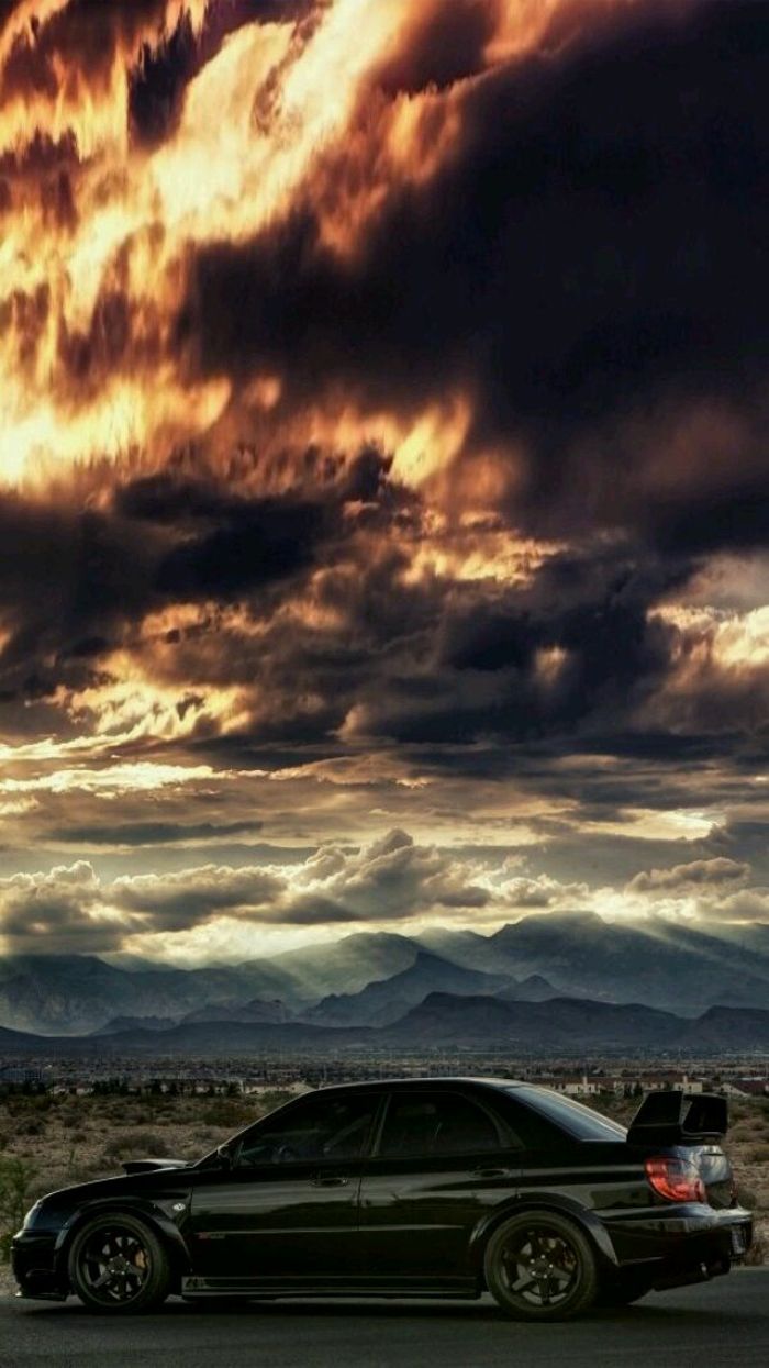 Subaru Impreza Tuning Black - HD Wallpaper 