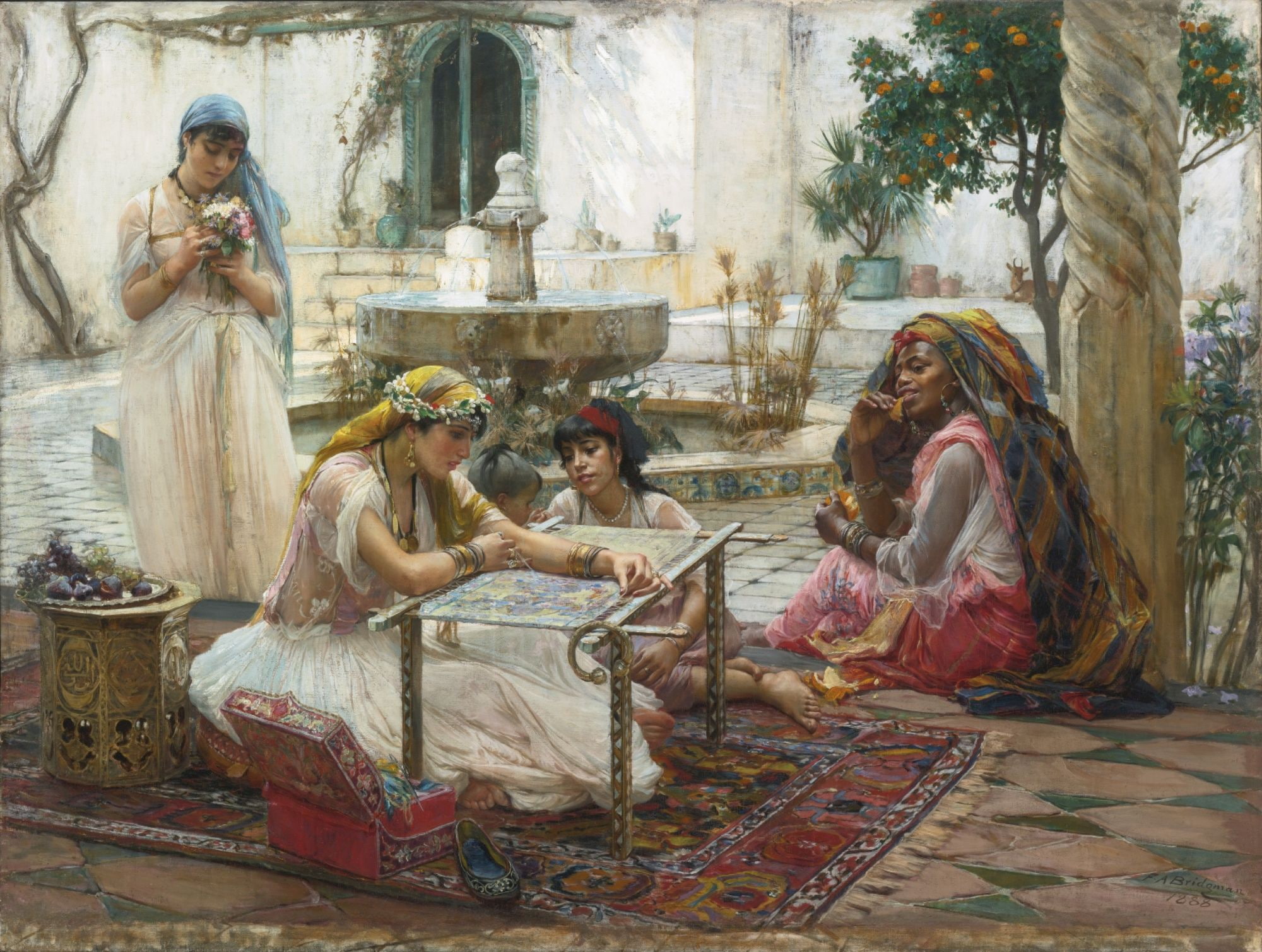 Frederick Arthur Bridgman Paintings - HD Wallpaper 