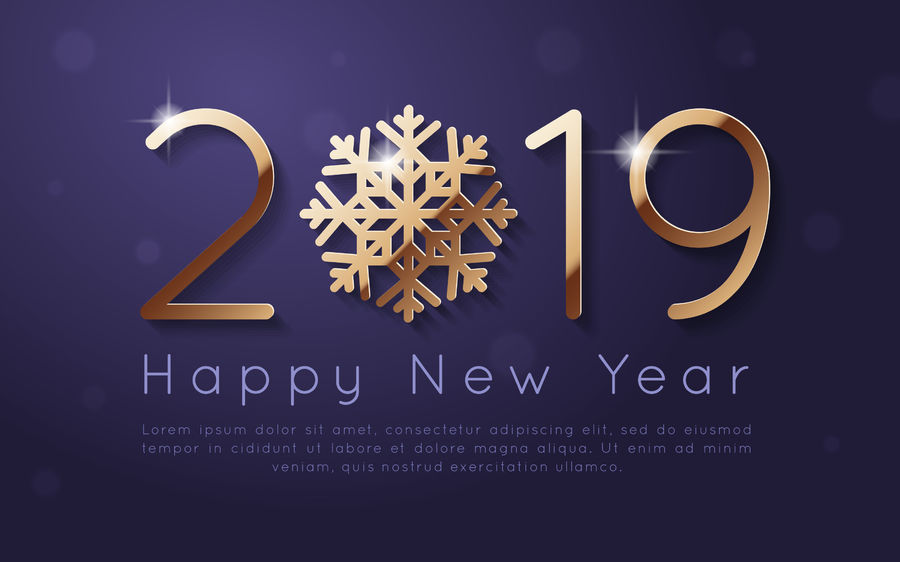 Awesome Hd New Year 2019 Image - New Year Sign 2019 - HD Wallpaper 