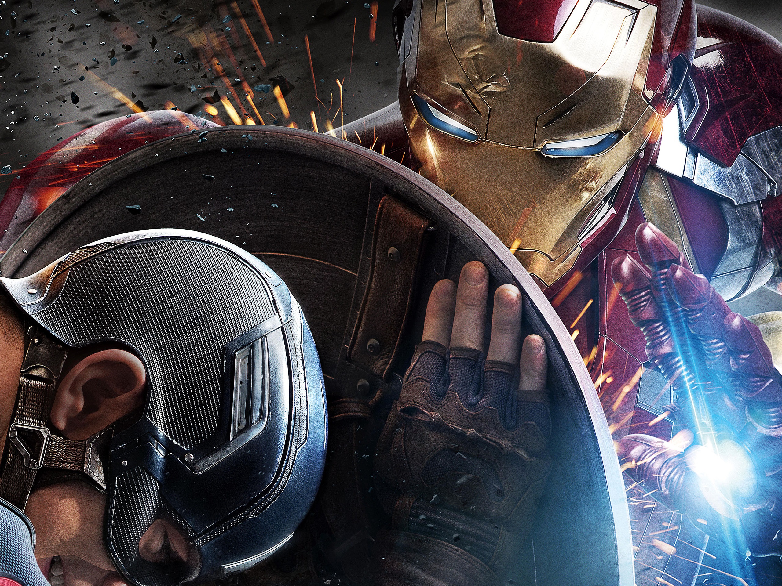 4k Wallpaper Iron Man Civil War - HD Wallpaper 