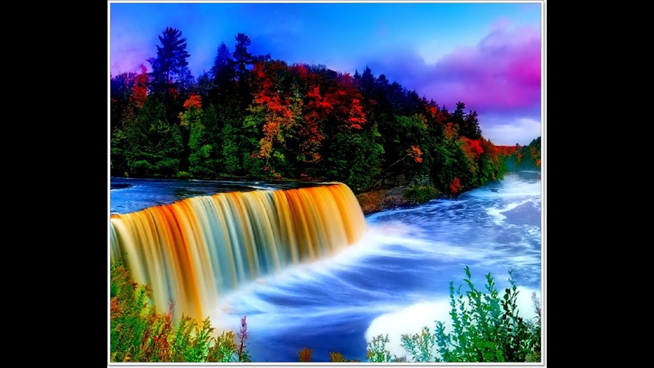 Beautiful Waterfalls - HD Wallpaper 