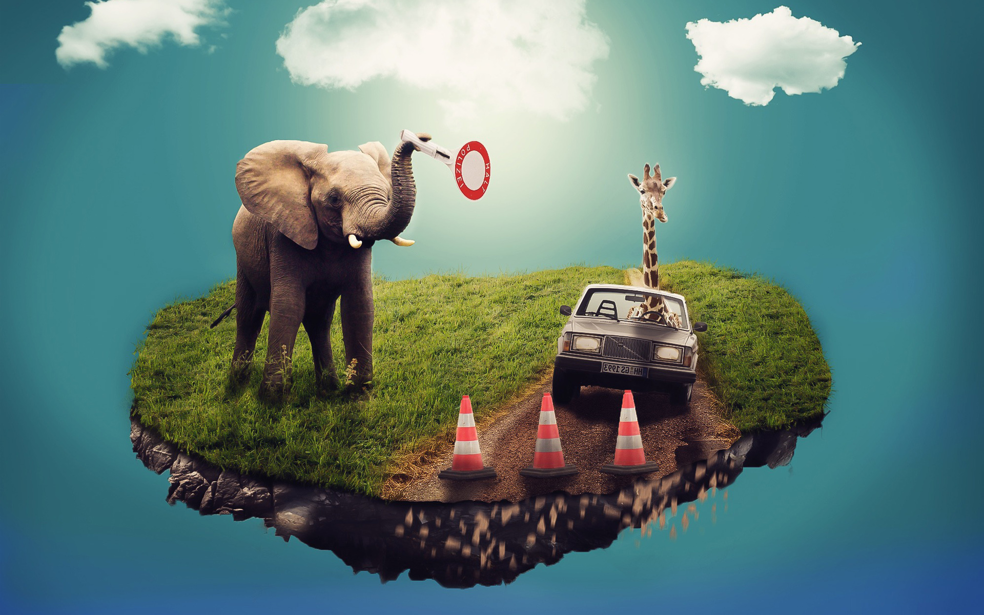 Smartphone Fantasy African Landscape - HD Wallpaper 