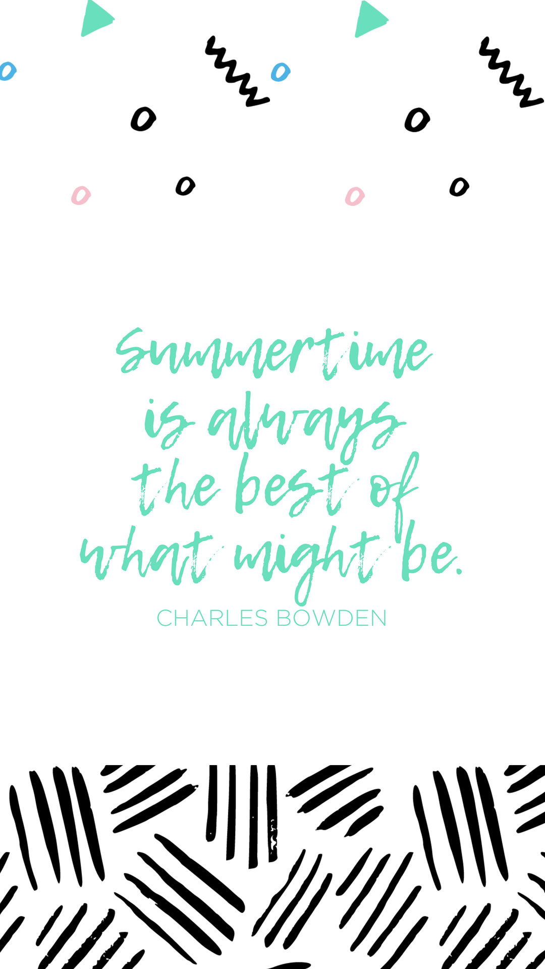 Summertime Is Always The Best Quote - Calligraphy - HD Wallpaper 