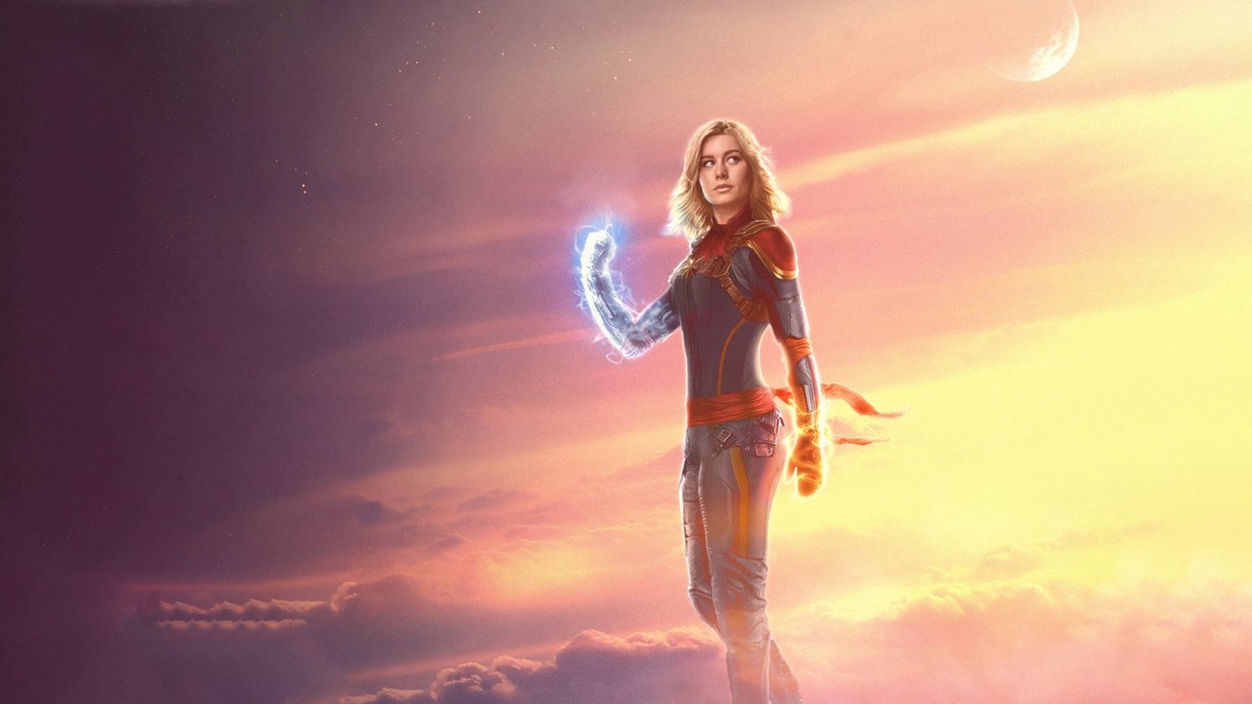 Best Captain Marvel Wallpapers - Captain Marvel Background Hd - HD Wallpaper 