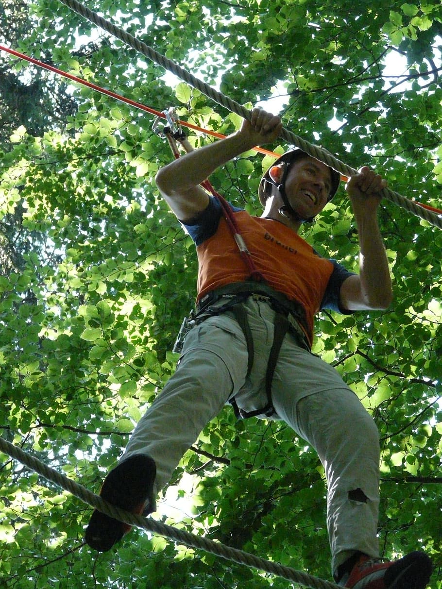 Forest Ropes, High Ropes Course, Detention, Help Rope, - Rope - HD Wallpaper 