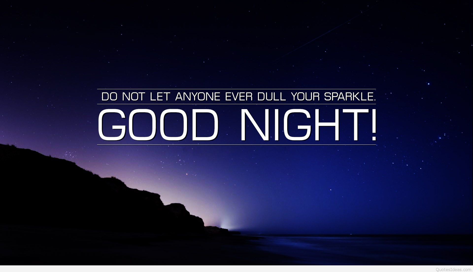 Good Night With Nice Quotes - HD Wallpaper 