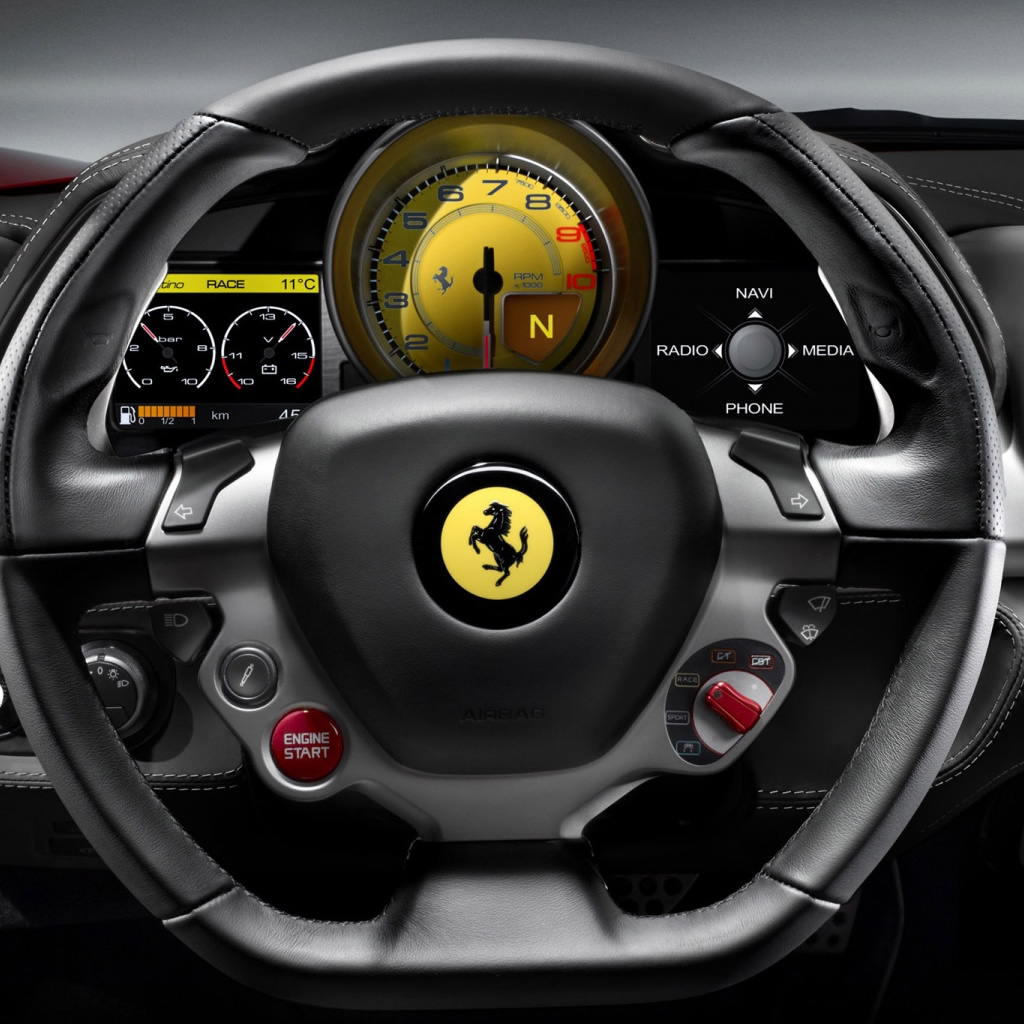Ferrari 458 Italia Interior - HD Wallpaper 