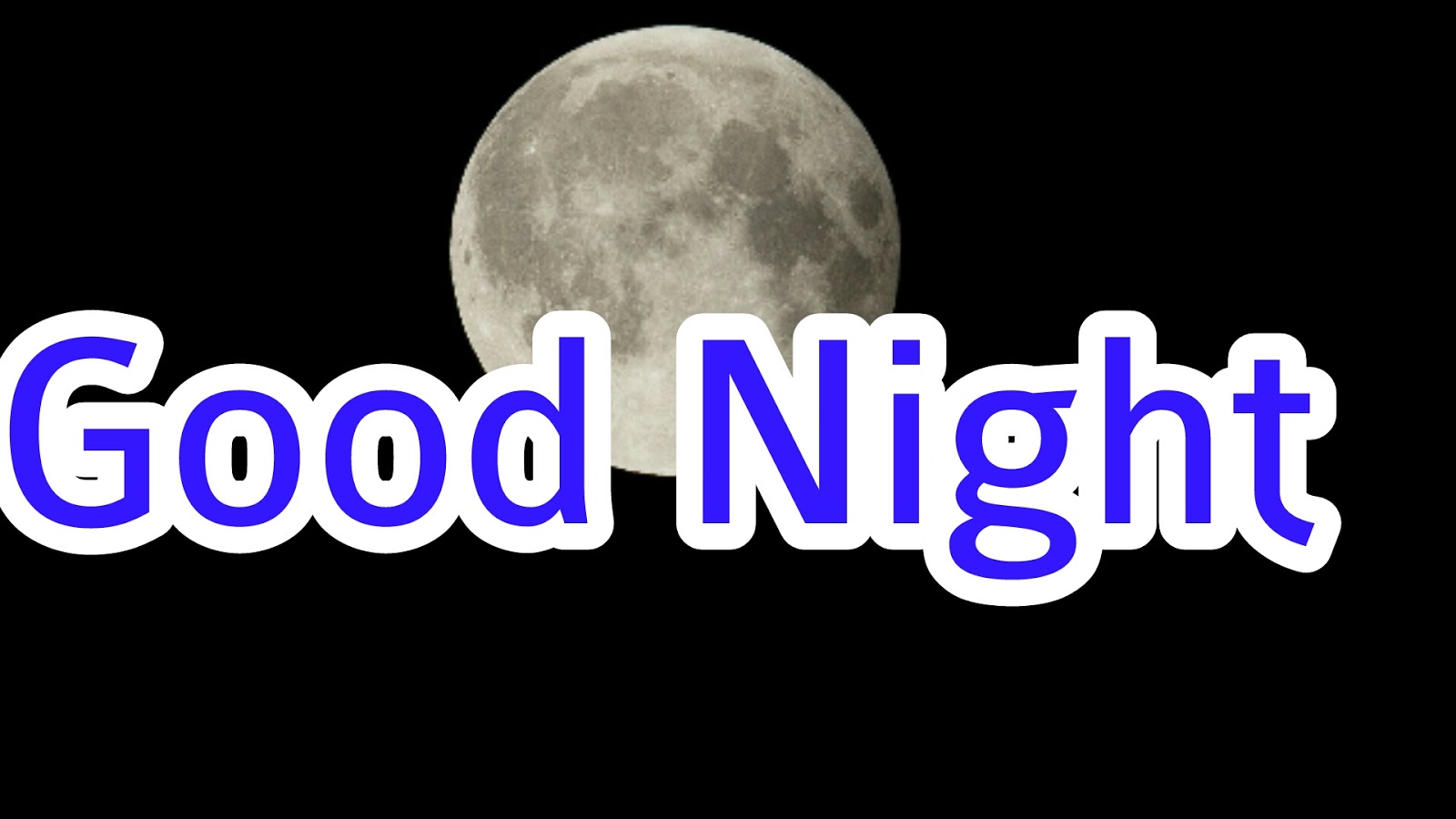 Good Night Wallpaper Hd Free Download Best Good Night - Moon - HD Wallpaper 