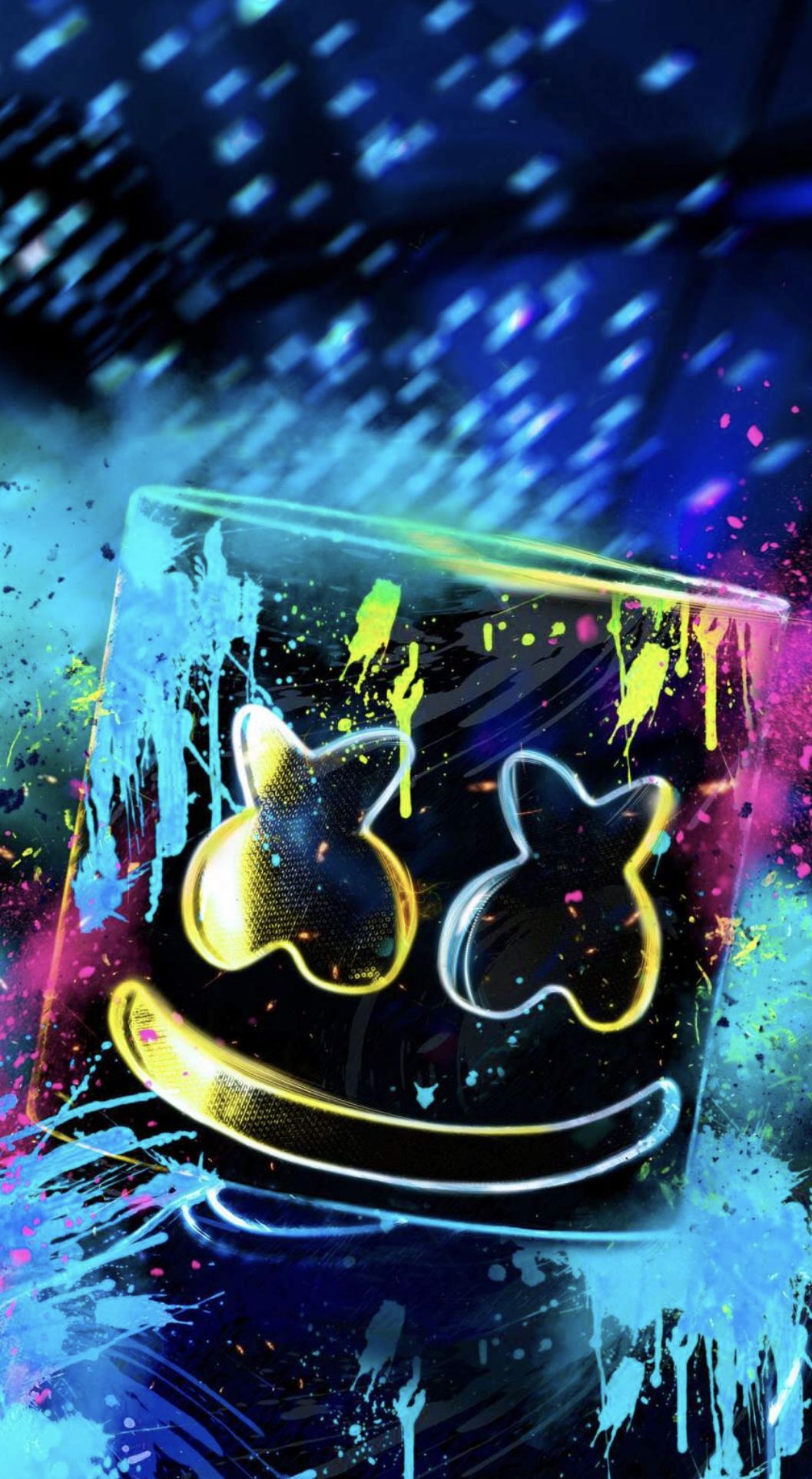 Marshmello Wallpaper 4k 1057x1925 Wallpaper Teahub Io