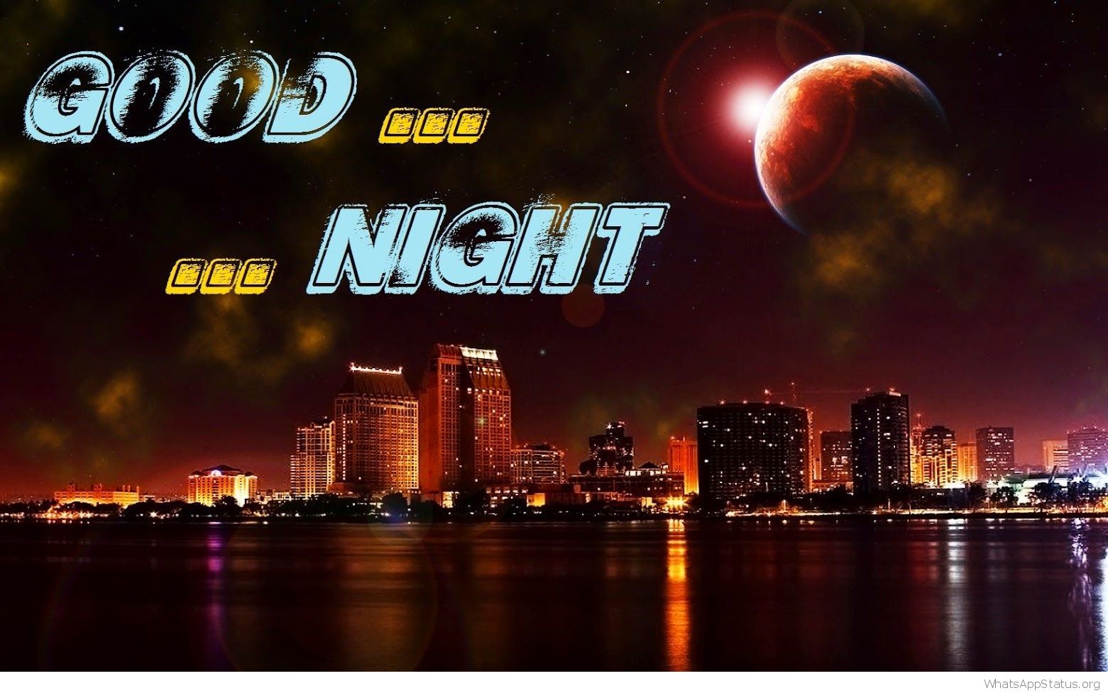 Most Beautiful Good Night Wallpapers - Good Night Hd 3d - HD Wallpaper 