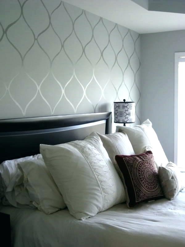 Best Wallpaper Home Wallpaper Home Interior Design - Grey Bedroom With Feature Wall - HD Wallpaper 