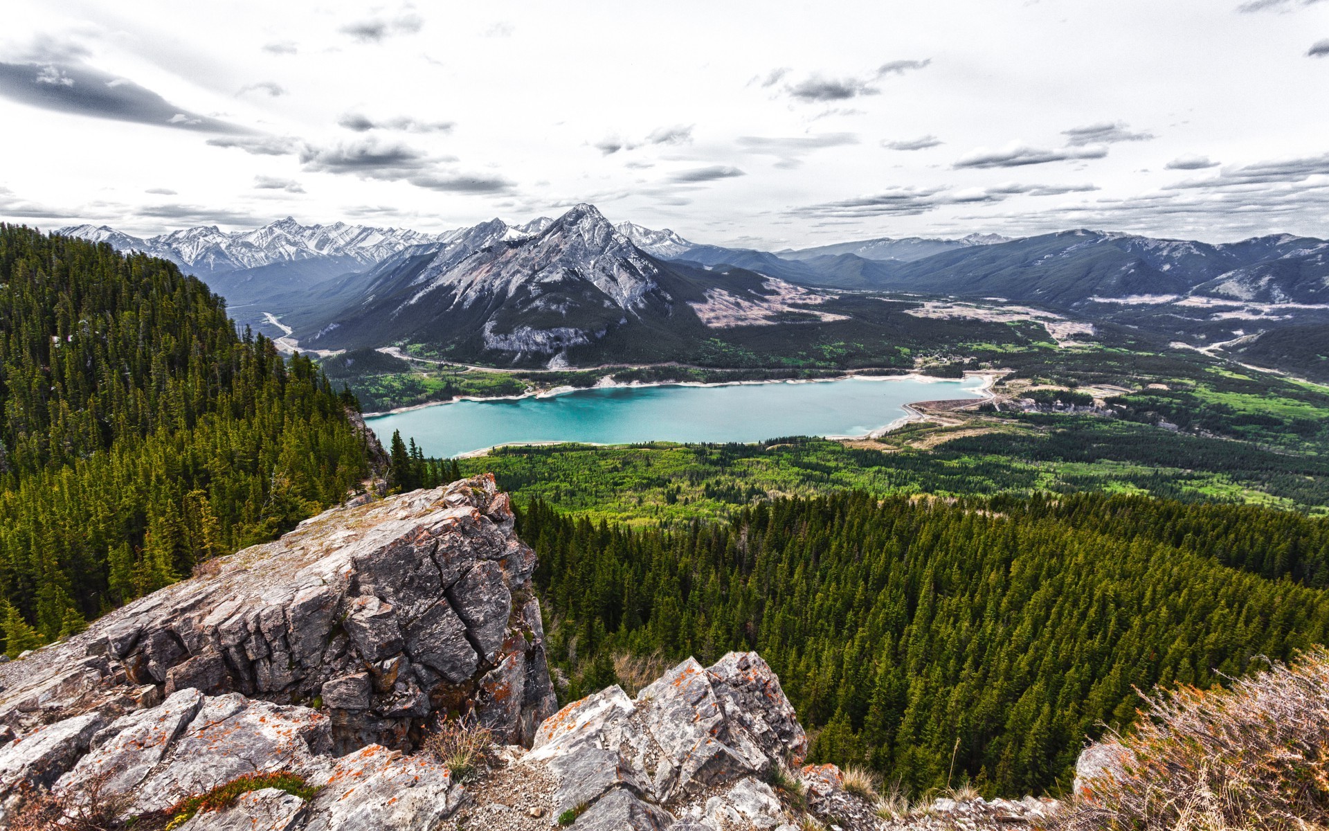 City And Architecture Mountain Landscape Water Travel - Mount Scenery - HD Wallpaper 