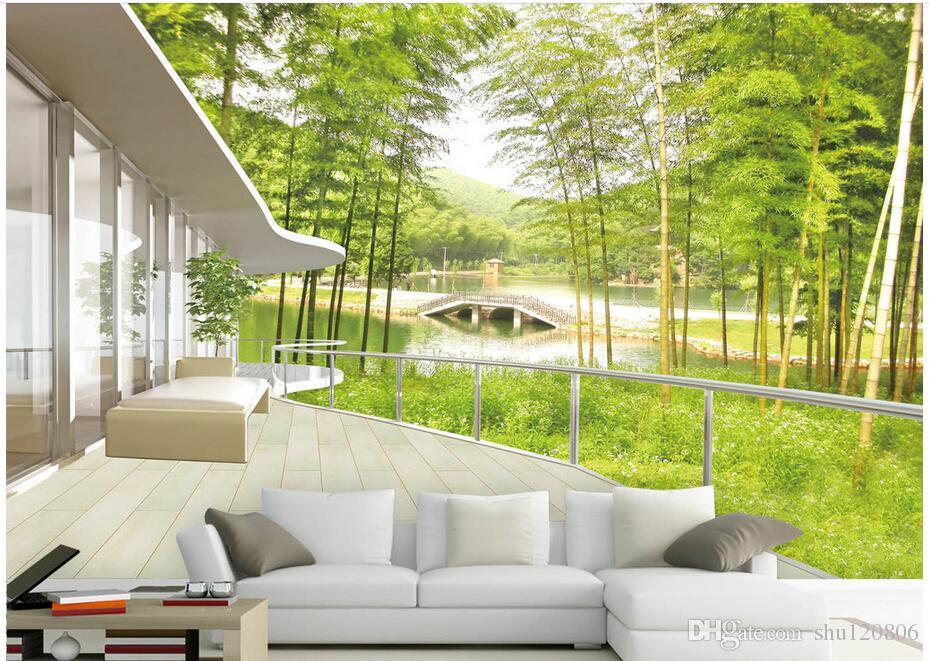 3d Mural Paysage - HD Wallpaper 