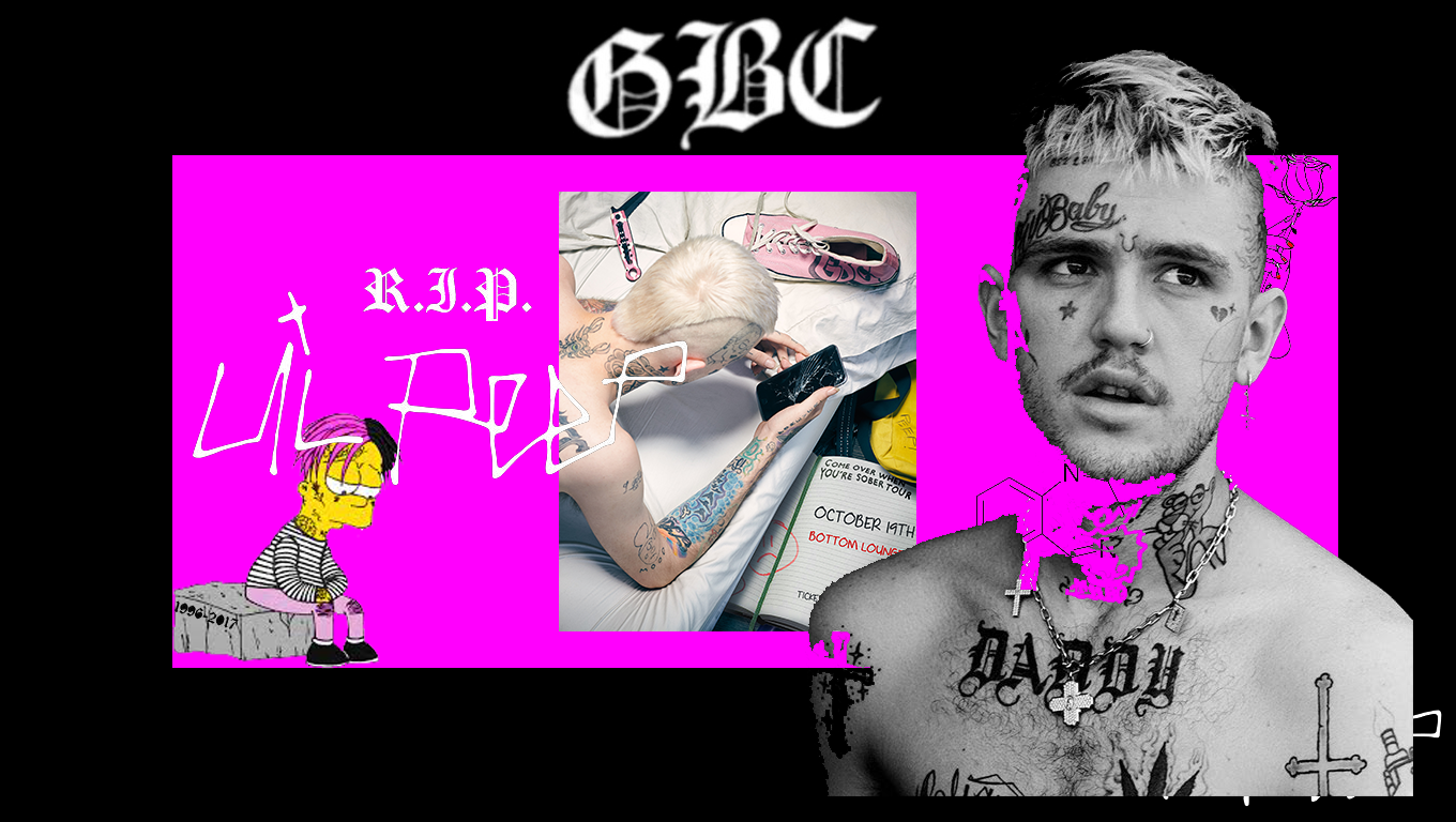 Lil Peep Rip Letters - HD Wallpaper 