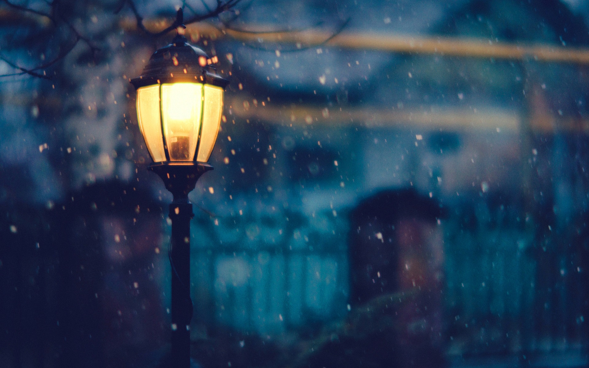 Night Winter Wallpapers Hd - HD Wallpaper 