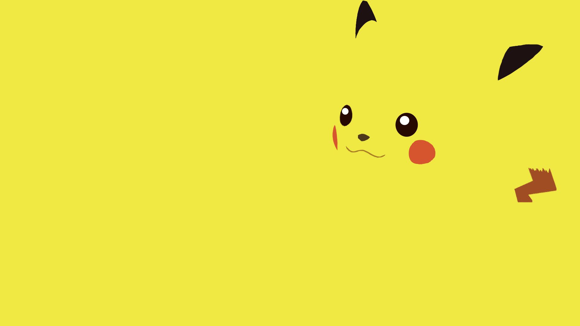 Pikachu Cute Wallpaper Pokemon - HD Wallpaper 