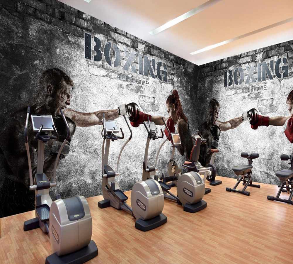 Free Shipping Nice-looking Gym Wallpaper Customized - Gym Boxing Background - HD Wallpaper 
