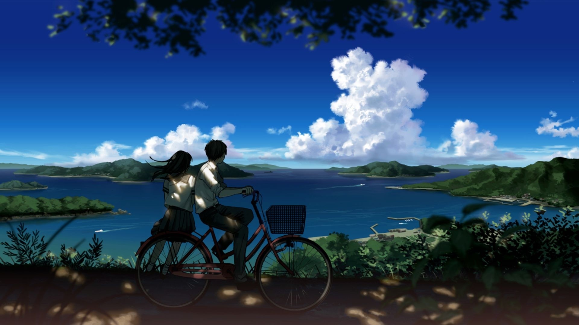 Beautiful Landscape Anime - HD Wallpaper 