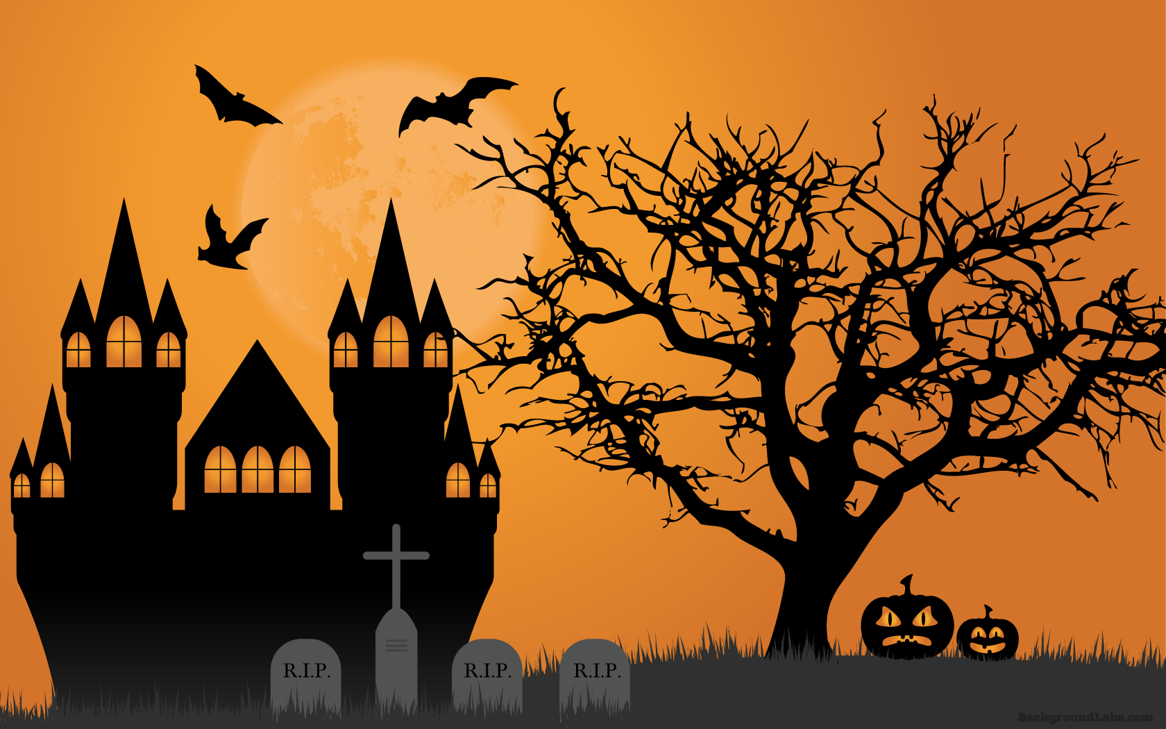 Halloween Background Nice Wallpaper - Halloween Background Images Png - HD Wallpaper 