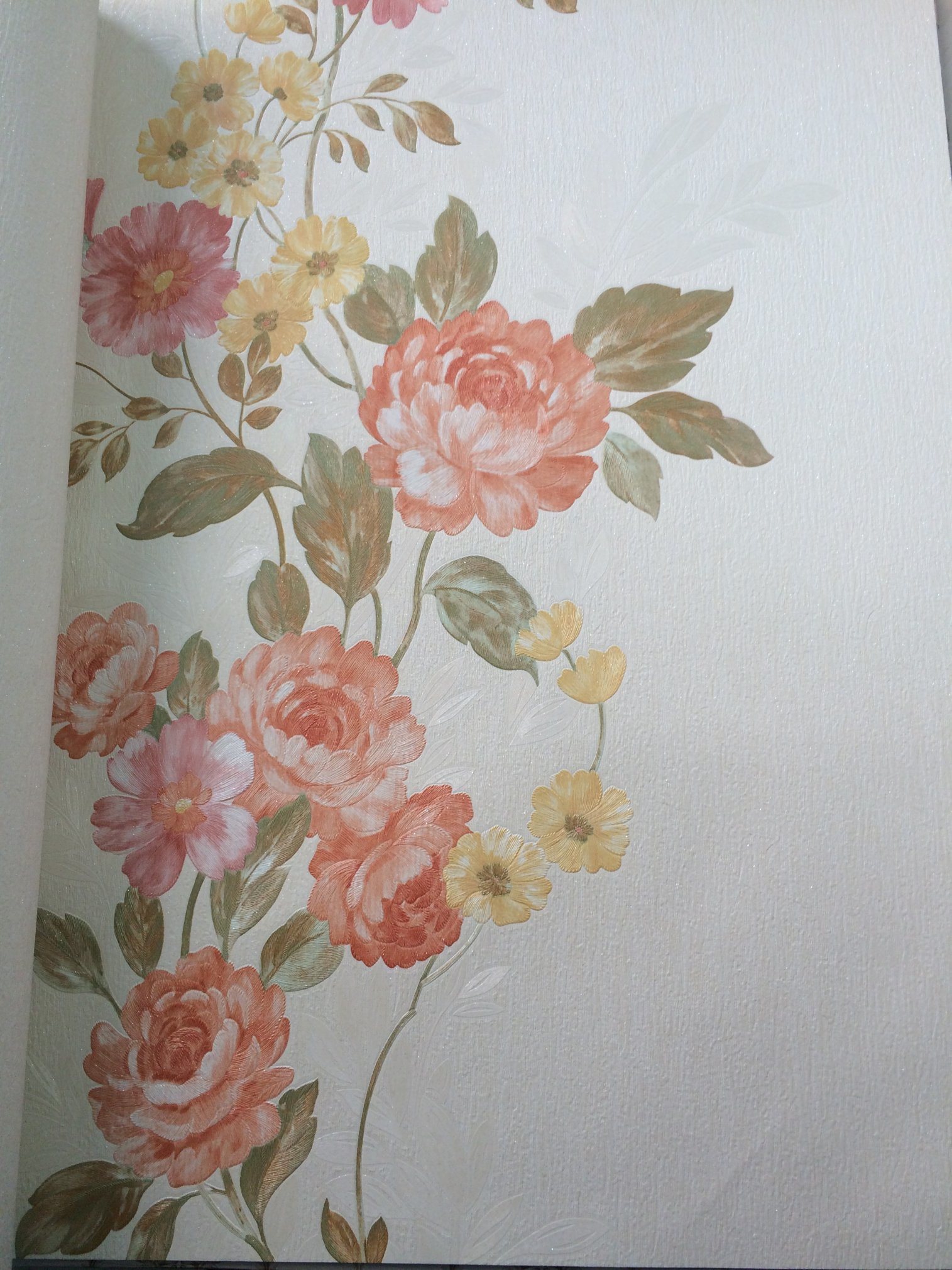 Pvc Wallpaper/big Flower Design Wallpaper/3d Wall Paper - Wallpaper - HD Wallpaper 
