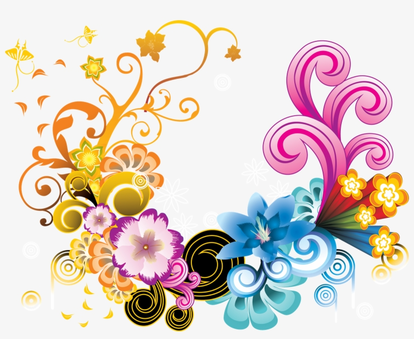 Clip Art,floral Design,graphic - Background Design For Photoshop - 820x671  Wallpaper 
