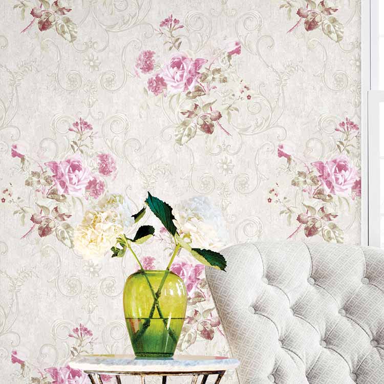 Beautiful Floral Designs Damask Pure Paper Wallpaper - Wallpaper - HD Wallpaper 
