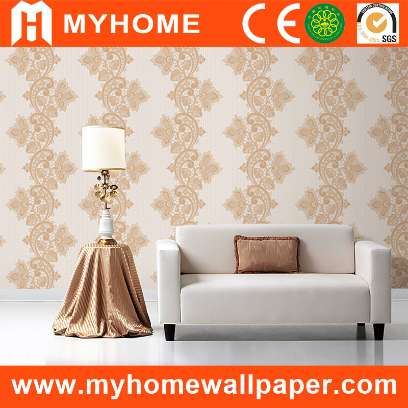Beautiful Floral Wallpaper With Deep Embossed Pictures - Cheapest Wallpaper For Walls - HD Wallpaper 