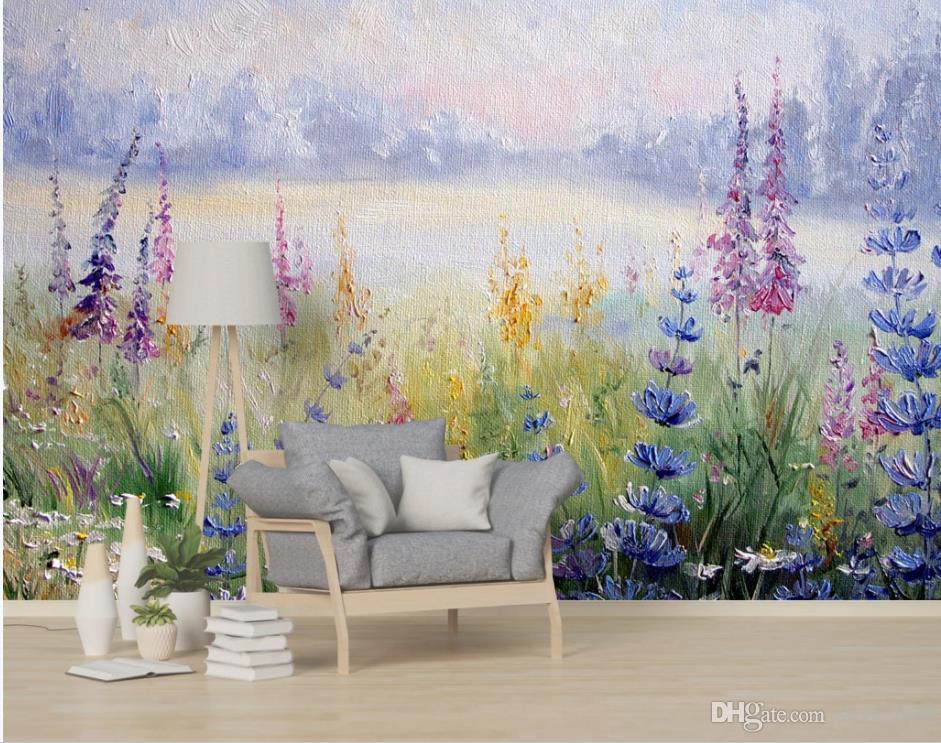 Полевые Цветы Картина Масло - HD Wallpaper 
