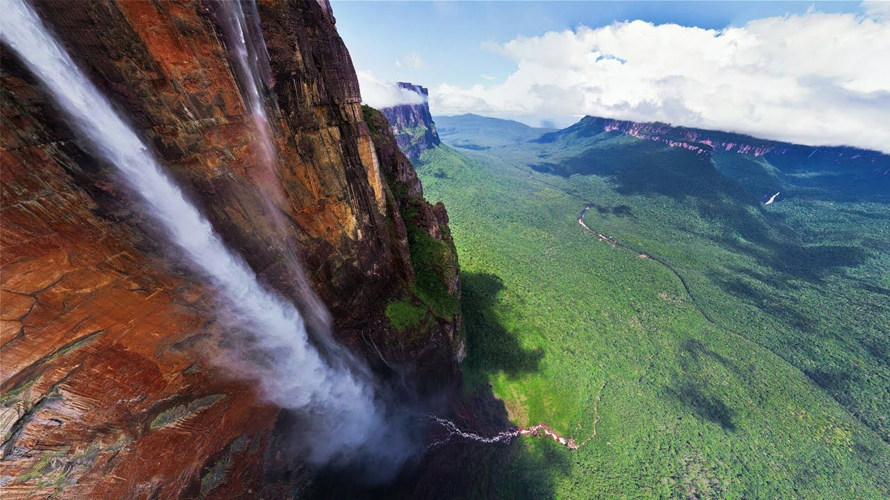 Angel Falls Venezuela - HD Wallpaper 