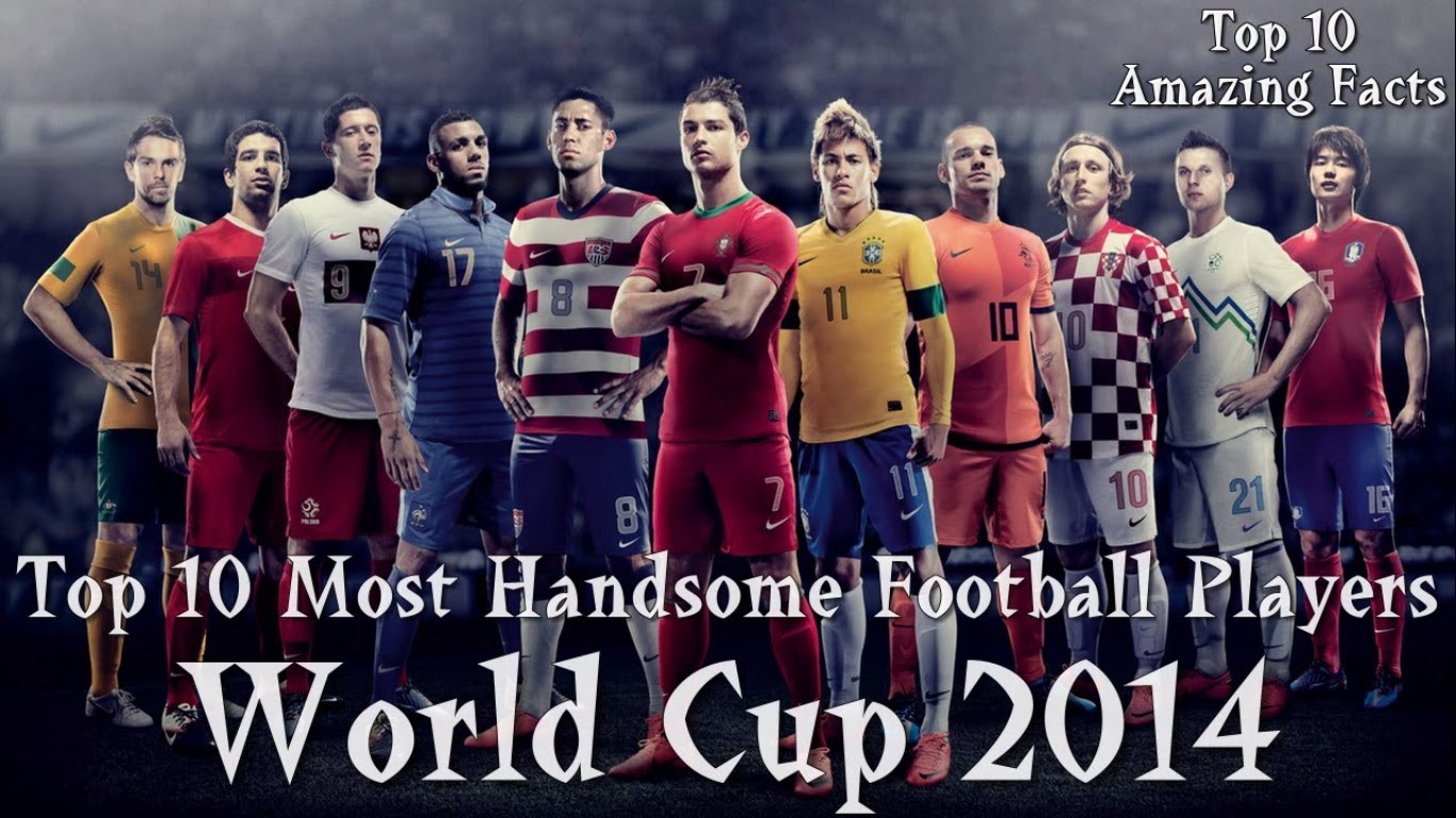 Top 10 Handsome Football Players - Football Players Top 10 - HD Wallpaper 