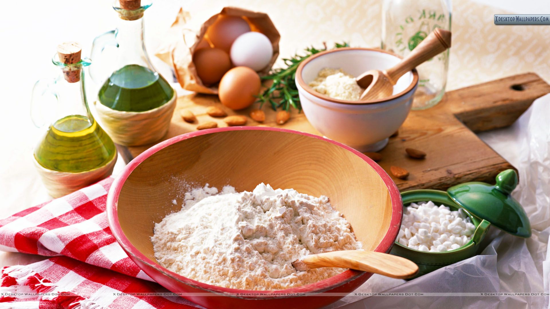 عکس تخم مرغ و آرد - HD Wallpaper 