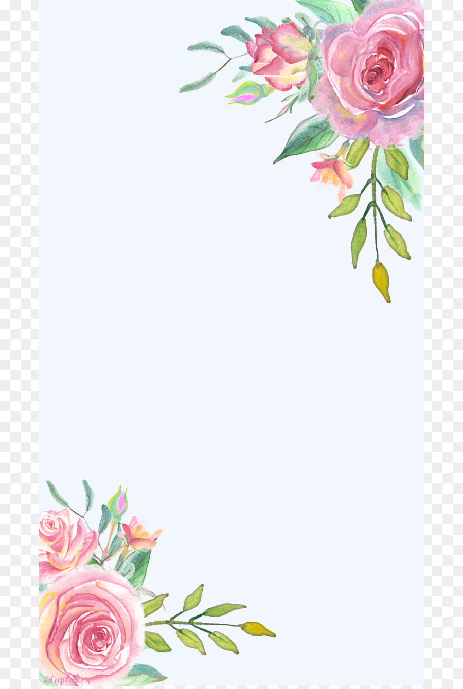 Wedding Watercolor Floral - Home Screen Cute Wallpaper For Girls - HD Wallpaper 