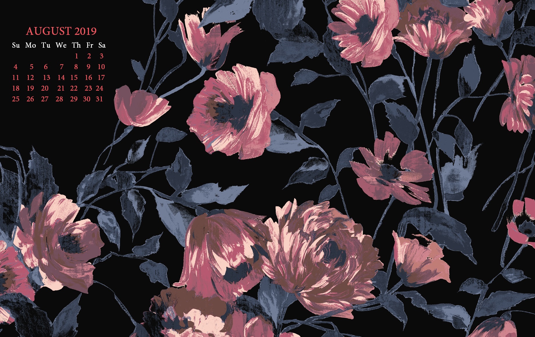 Beautiful August 2019 Desktop Wallpaper - August 2019 Calendar Wallpaper Desktop - HD Wallpaper 