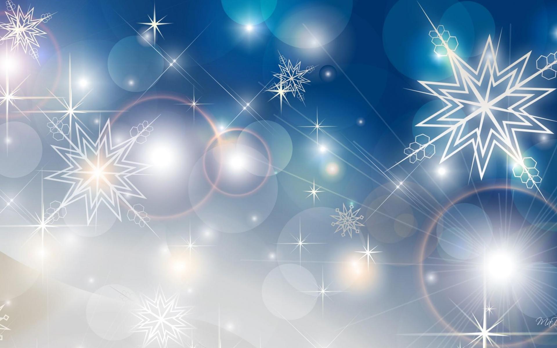Free Holiday Images To Download - Snowflakes And Lights Background - HD Wallpaper 