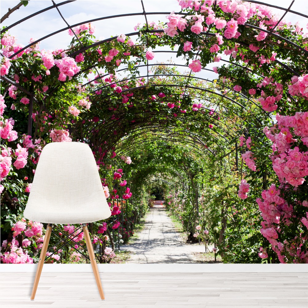 Garden Flowers Wall - HD Wallpaper 