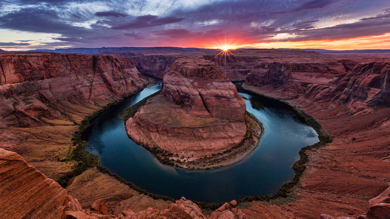 Horseshoe Bend - HD Wallpaper 