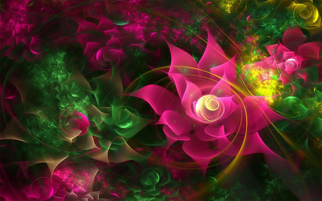 3d Flower Hq Desktop Wallpaper - 3d Flower Wallpaper Download - HD Wallpaper 