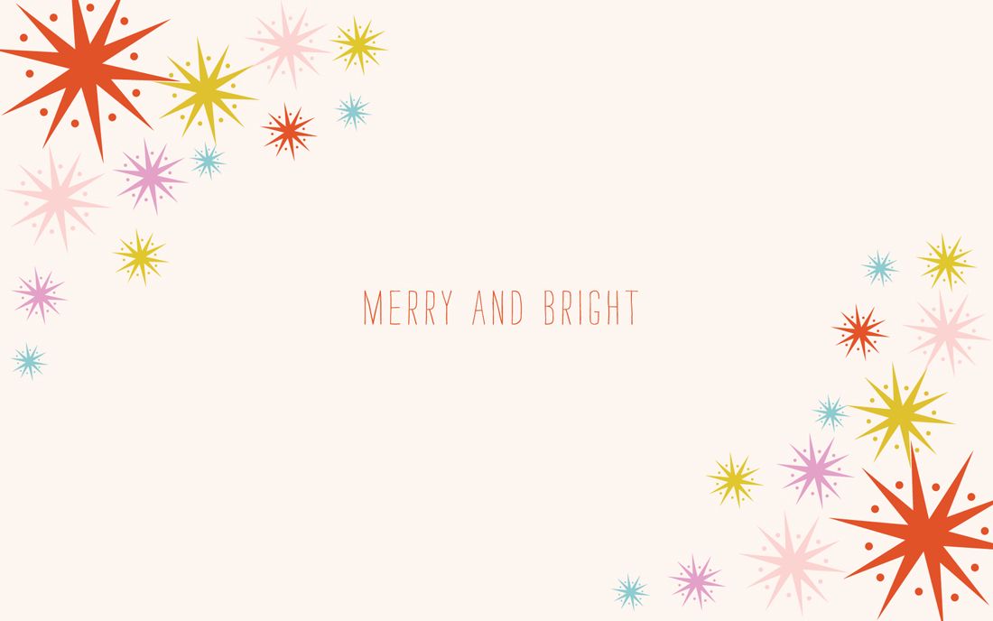 Desktop Merry And Bright Background - HD Wallpaper 