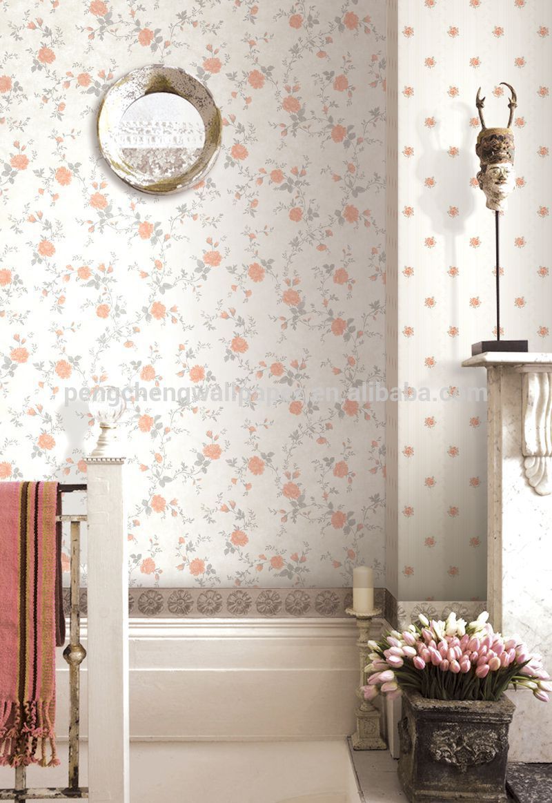 Lovely Orange Rose Flowers Wallpapers For Bedrooms - Flower Wallpaper For Bedroom Walls - HD Wallpaper 