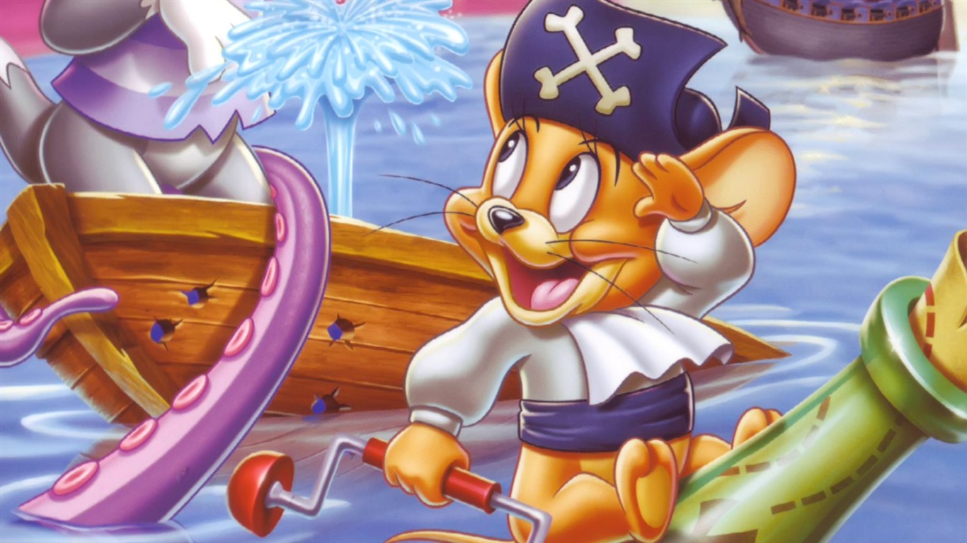 Disney Jerry Cartoon Character - Cartoon Wallpaper Hd For Desktop - HD Wallpaper 