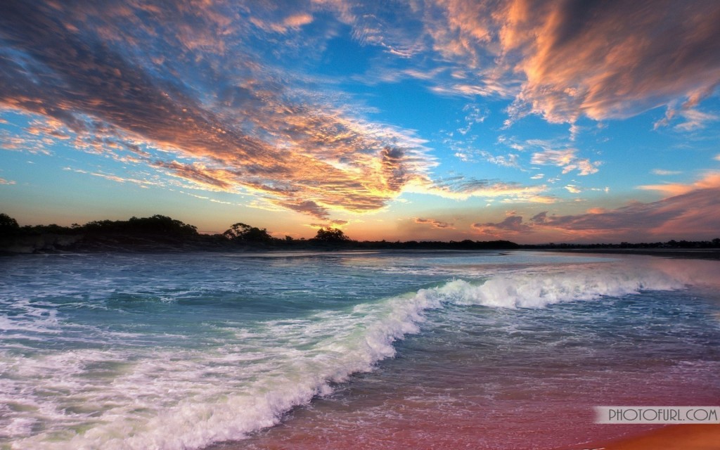 Free Beach Desktop Wallpaper - Beautiful Sky Wallpapers For Mobile -  1024x640 Wallpaper 